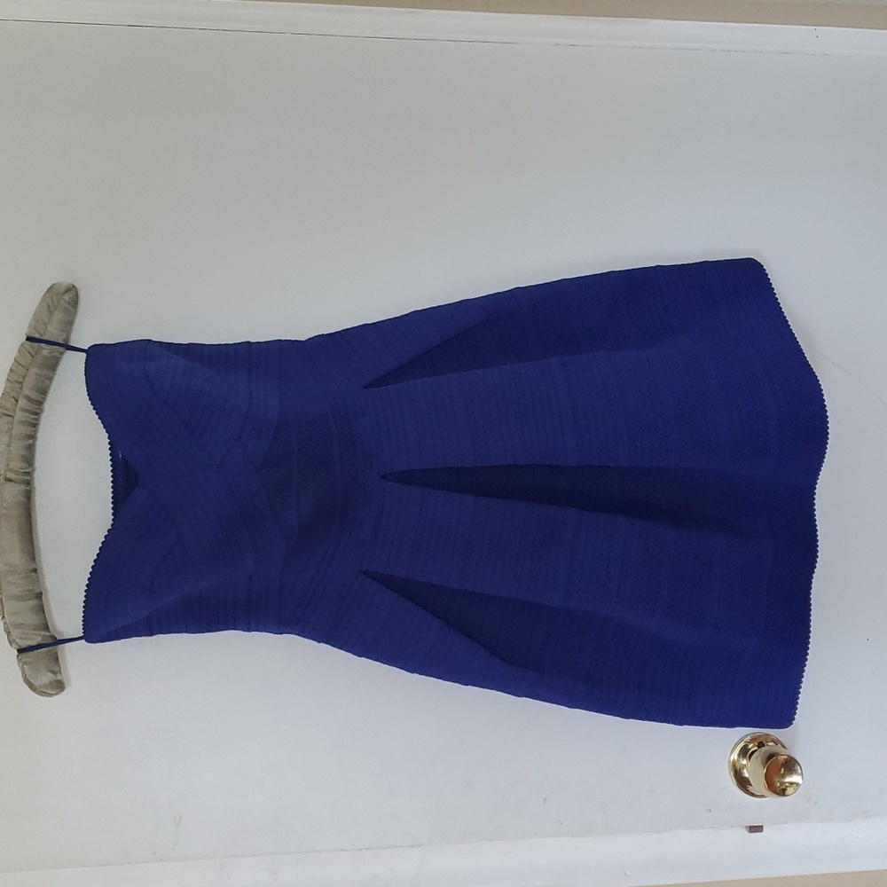 Strapless Blue dress
